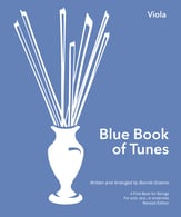 BLUE BOOK OF TUNES, Viola P.O.D cover